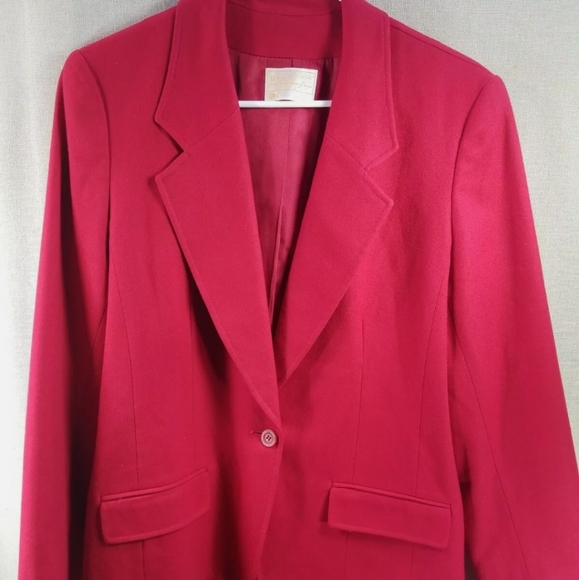 Women's pendleton blazer red size 12 - Picture 1 of 16